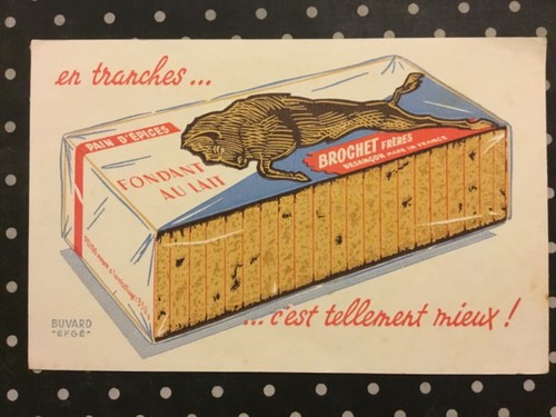 Buvard pain epices brochet - buvard,