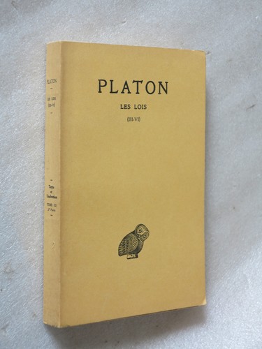 Platon les lois - -,