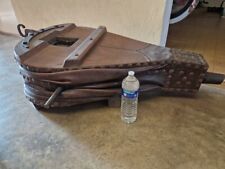 Important forged bellows 138cm fireplace castle 19th century that can form table