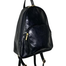 Mini Sac A Dos Cuir Noir