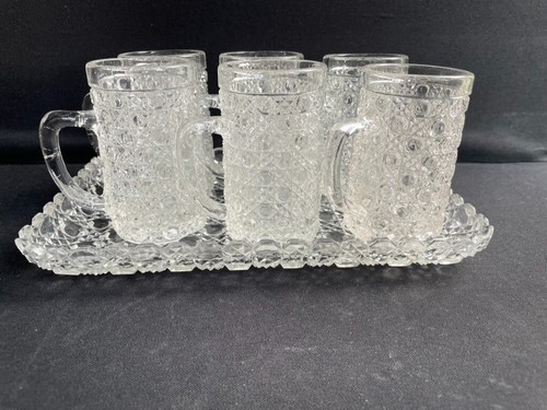 Plateau chopes en verre - 6,
