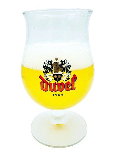 Duvel belgian beer glass 33cl - beer,