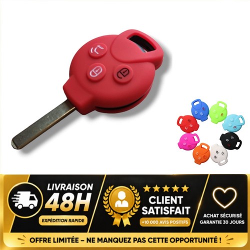 Coque clé silicone smart - coque,
