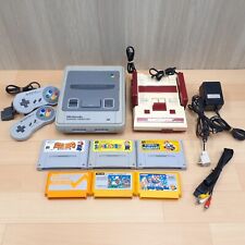 Nintendo Japanese Famicom & Super Famicom Console 6 games, cables US TARIFF PAID
