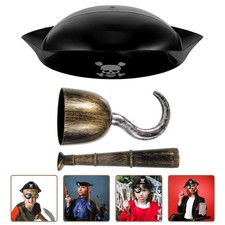  Costume de Cosplay de Pirate, 1 ensemble, mascarade, Kit de Costume de Pirate,