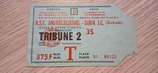 Ticket 1976 RSC Anderlecht vs