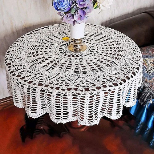 Nappe coton crochet - , dentelle
