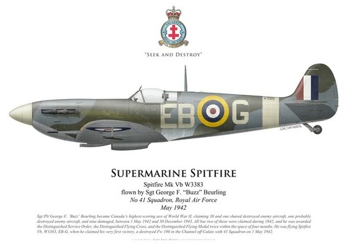 Print spitfire george - print,