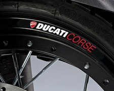 8x Ducati Corse wheel decals