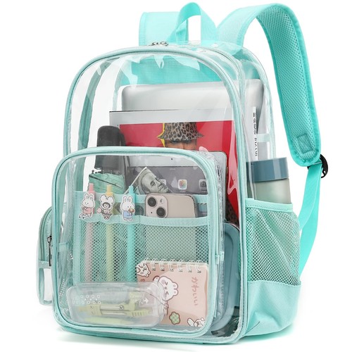 Heavy duty clear backpack - clear,