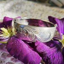 Jonc Ancien Ouvrant Décor