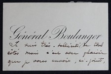 Général Georges BOULANGER