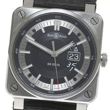 Bell＆Ross Grand Date BR0396-SI-ST/SCA black Dial Automatic Men's Watch_868272