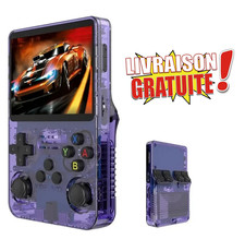 Console de Jeux Portable R36S 64Go 15 000+ Jeux PS1/N64/GBA/SNES Émulateur