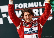 Photo A4 Ayrton Senna –