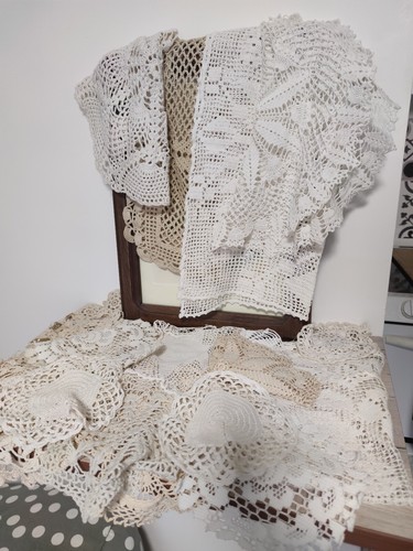 Lot anciens napperons - lot,