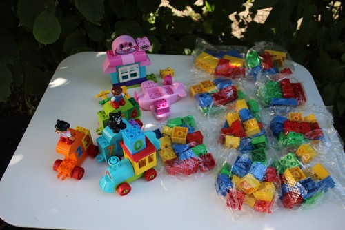 Lot lego duplo brique jaune - lot,