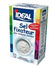 Sel fixateur pour teinture textile 500 grammes IDEAL