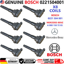 GENUINE BOSCH Ignition Coils For 1996-1999 Mercedes-Benz 4.2L 5.0L, 0221504001