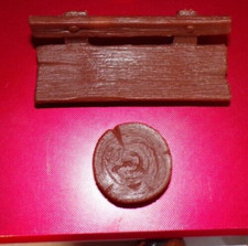 bench  figurine schtroumpf