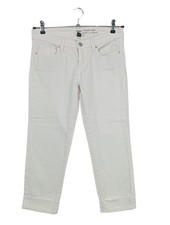 GAP Jeans 7/8 Dames Jeans T EU 38 blanc style décontracté