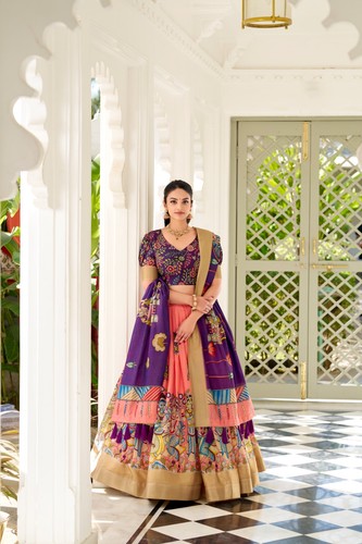 Ensemble lehenga choli - choli, indien