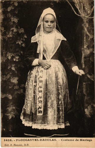 Old postcard plougastel - postcard,
