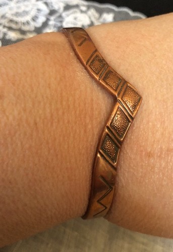 Unique copper cuff - copper,