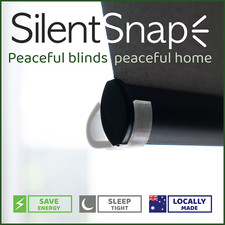 SilentSnap Blind Bumpers  -  Snap on - Silence Noisy Banging Roller Blinds