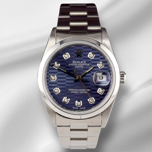 Rolex date 34mm montre femme - rolex,