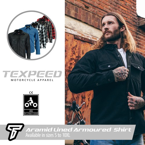 Veste moto aramide avec - moto, en