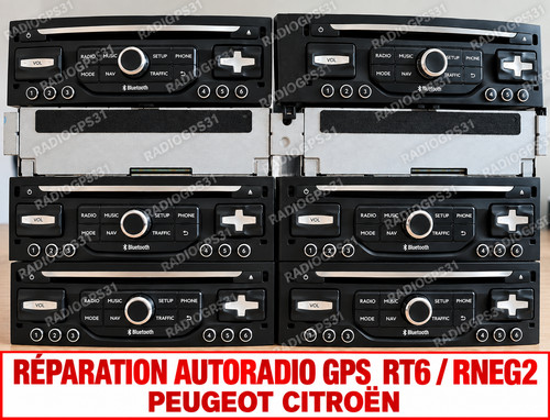 Réparation autoradio gps rt6 - autoradio,