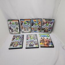 The Sims 3 game lot Sims 4 PC game total of 7 games PC gaming expansion packs