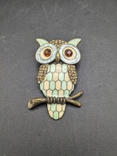 Broche Vintage chouette hibou