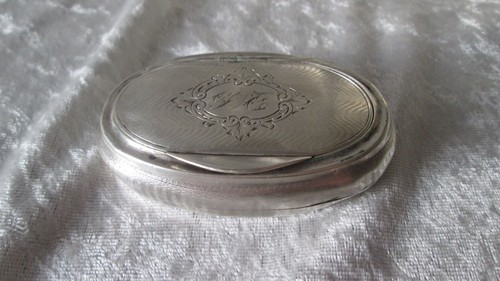Ancienne tabatière argent