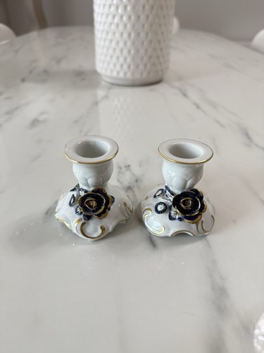 Rare paire bougeoirs - paire,