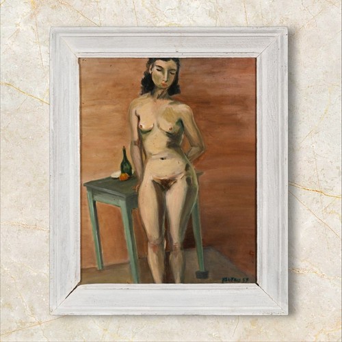 Tableau huile scène - tableau, a