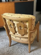 Guillerme et Chambron, José oak armchair, Edition Vous Maison 1960