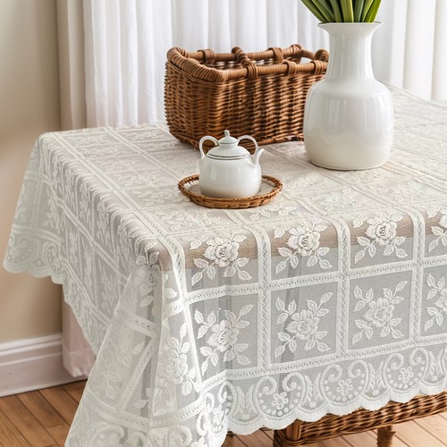 Nappe dentelle floral - en,