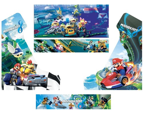 Stickers bartop mario - mario, kart