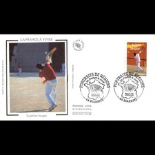 FDC soie - La pelote Basque -