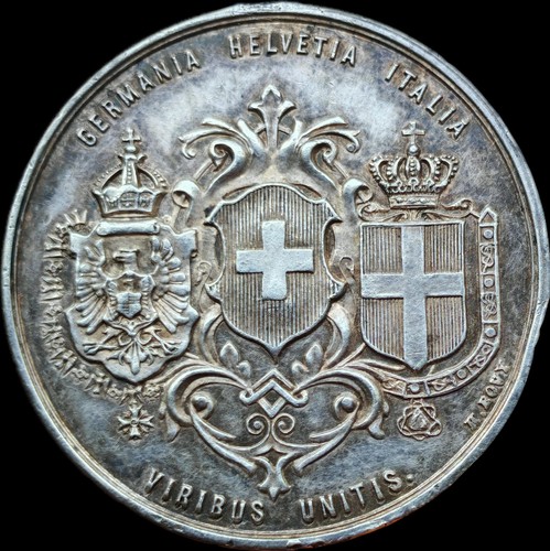 Médaille suisse 1880 argent - suisse,