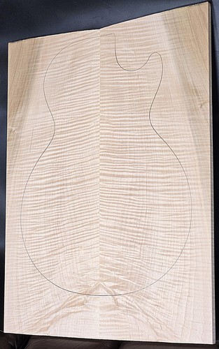 Figured curly maple - figured,