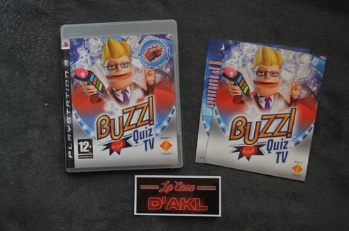 Buzz quiz complet sur ps3 - complet,