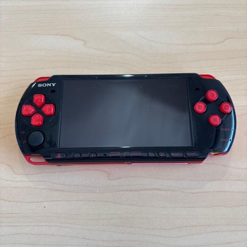 Console psp 3000 noire - psp-3000, rouge