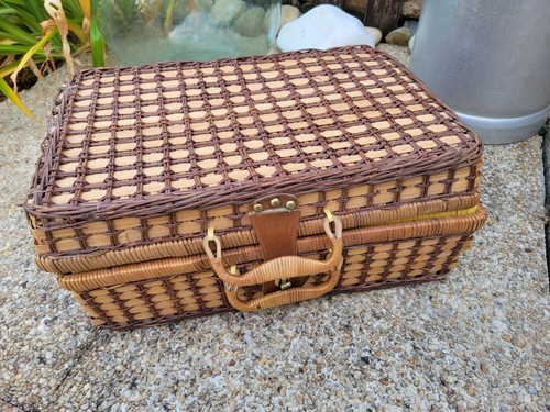 Panier osier valise pique - panier,
