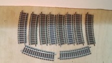 FLEISCHMANN PROFI HO 6122. LOT DE 10 RAILS COURBES R=356,5MM