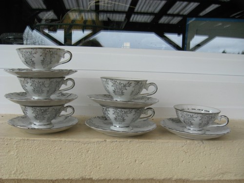 Tasses moka porcelaine - 6,