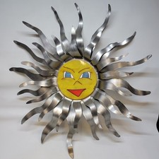 Soleil Mural En Céramique Et