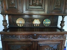 Vaisselier breton , chêne